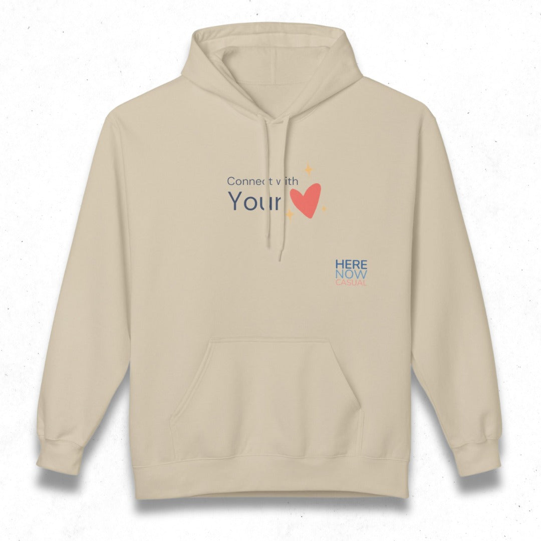 Connect with Your Heart | Fleece Hoodie