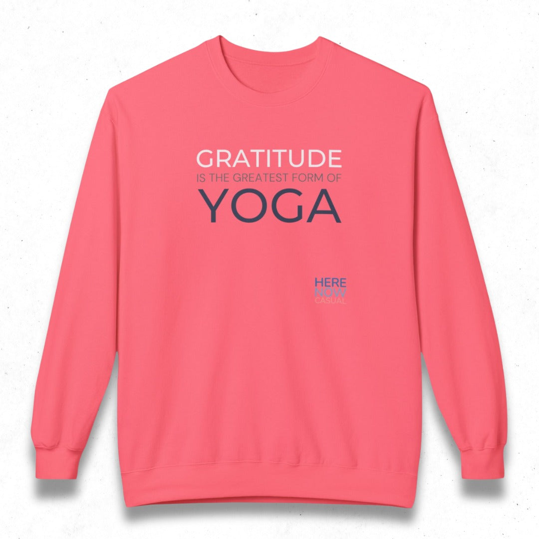 Gratitude is the Greatest Form of Yoga | Fleece Sweatshirt