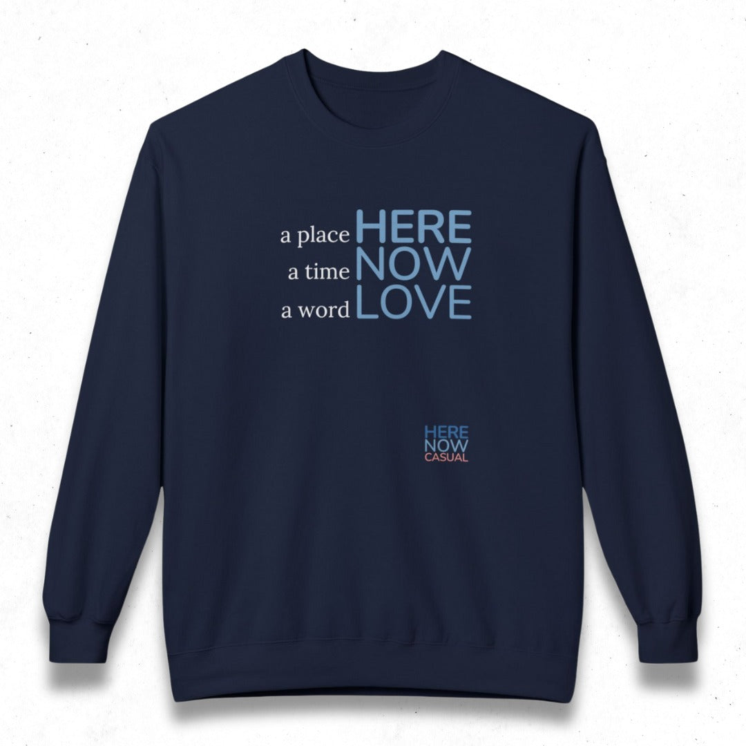 a place, a time, a word | Fleece Sweatshirt