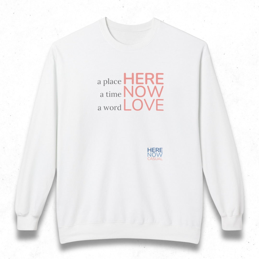 a place, a time, a word | Fleece Sweatshirt