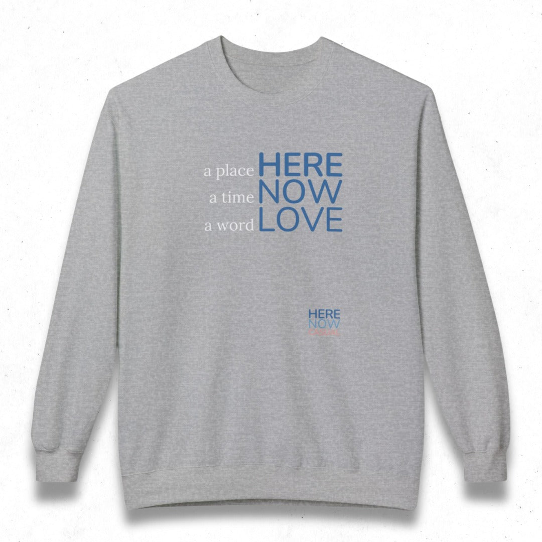 a place, a time, a word | Fleece Sweatshirt