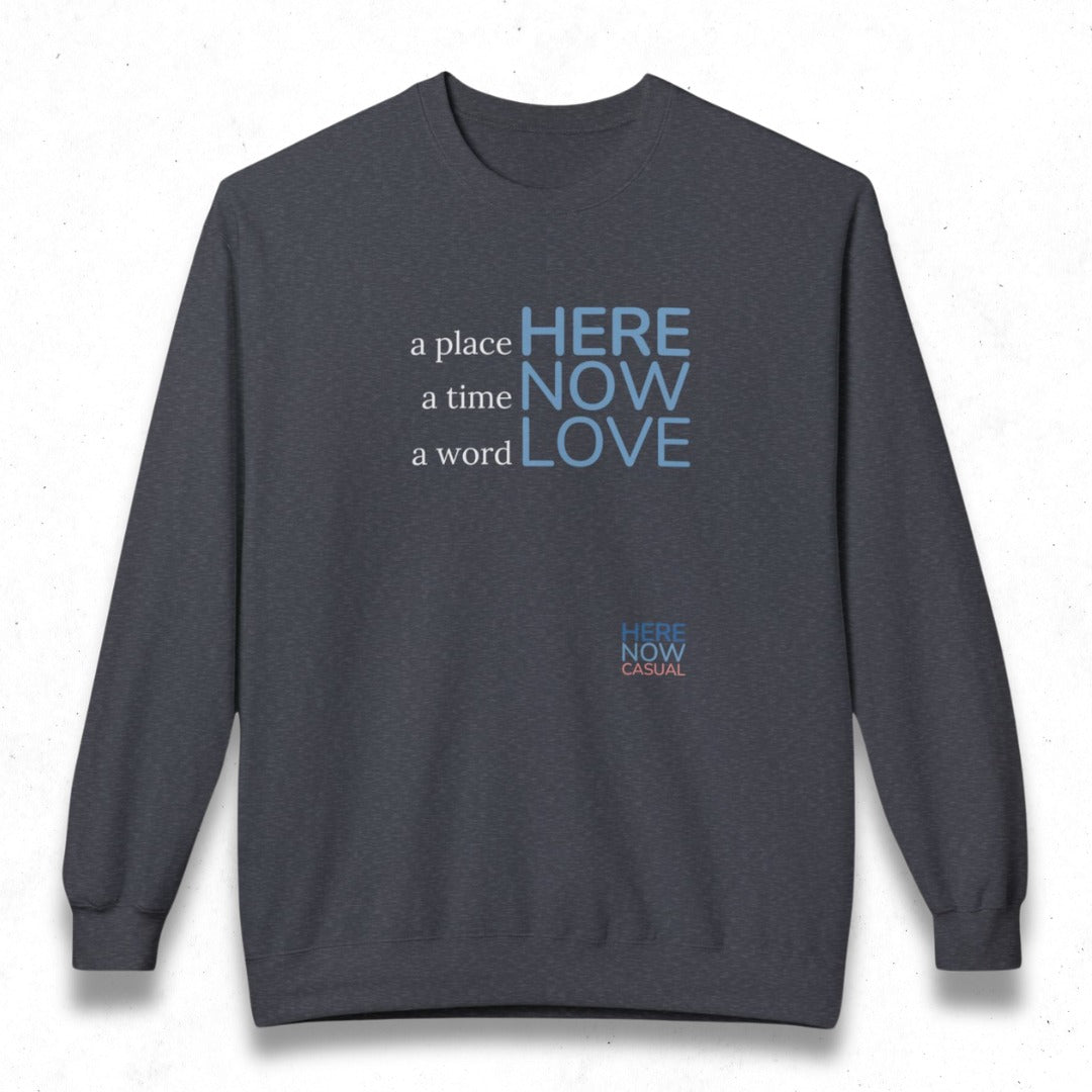 a place, a time, a word | Fleece Sweatshirt