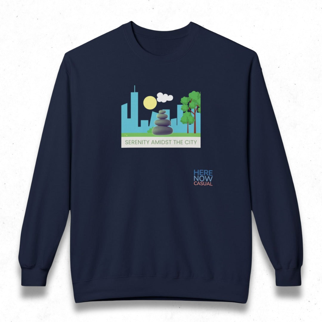 Serenity Amidst the City | Fleece Sweatshirt