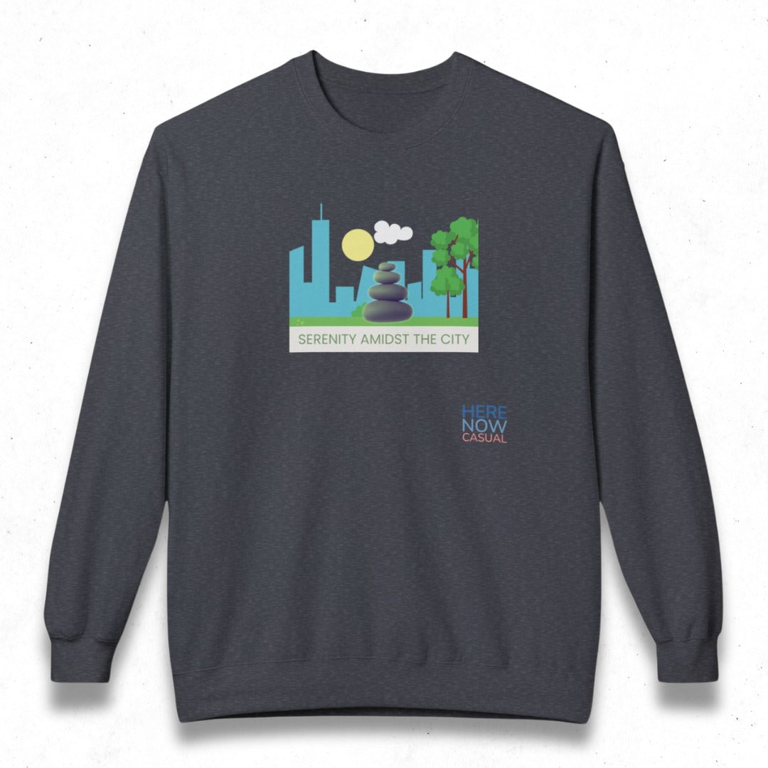 Serenity Amidst the City | Fleece Sweatshirt