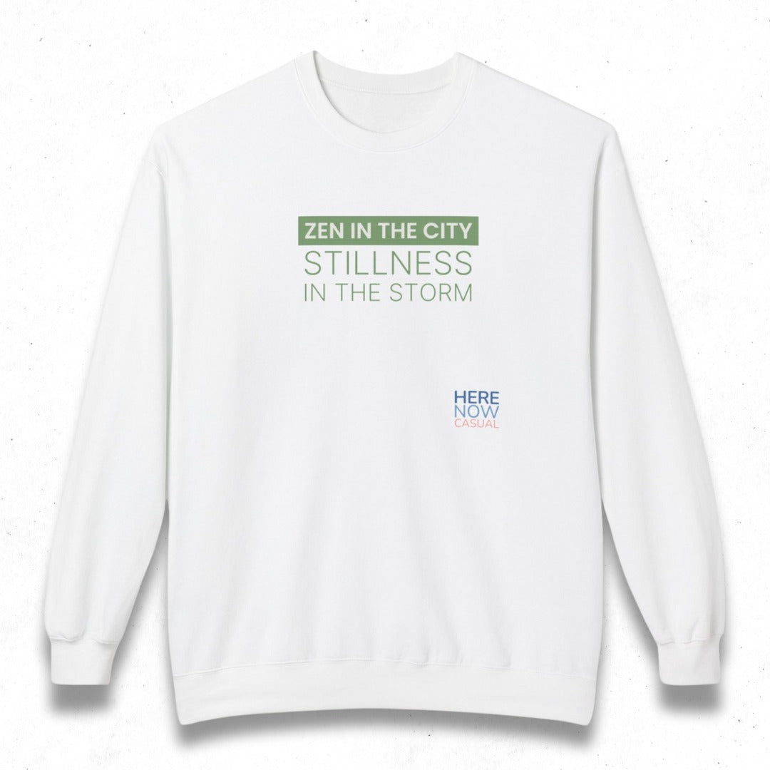 Zen in the City Stillness in the Storm | Fleece Sweatshirt