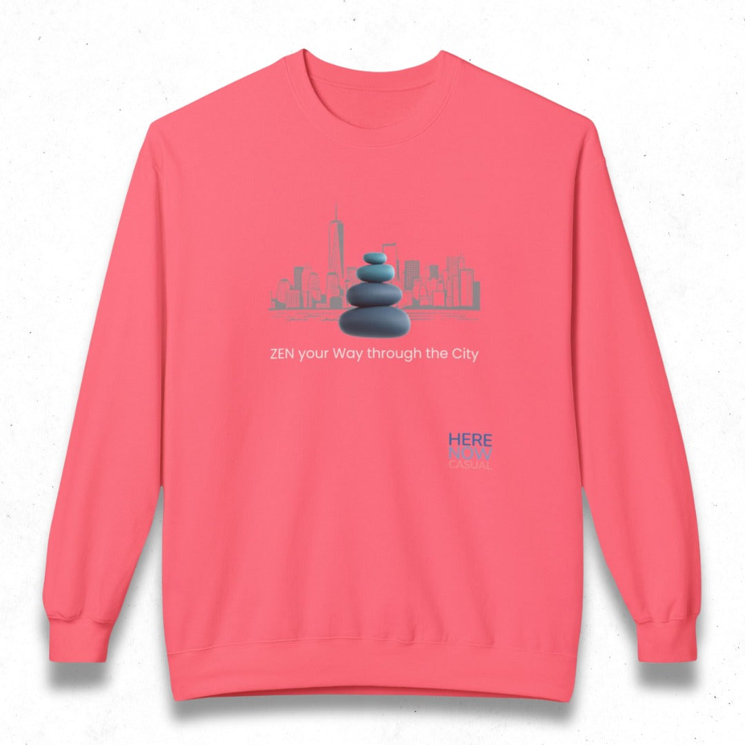 Zen your Way through the City | Fleece Sweatshirt