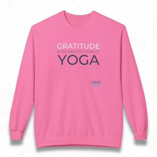 Gratitude is the Greatest Form of Yoga | Fleece Sweatshirt