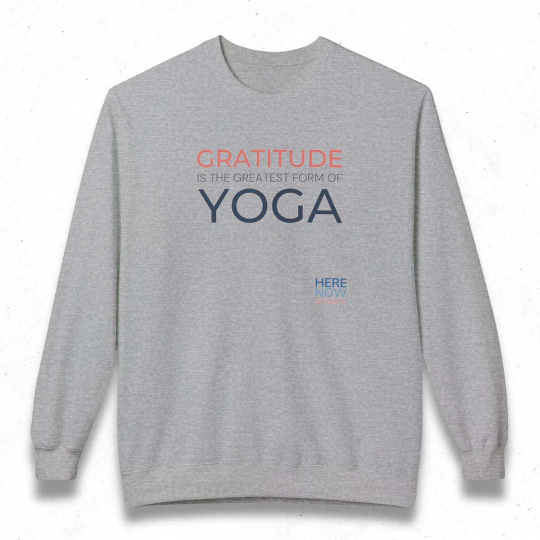 Gratitude is the Greatest Form of Yoga | Fleece Sweatshirt