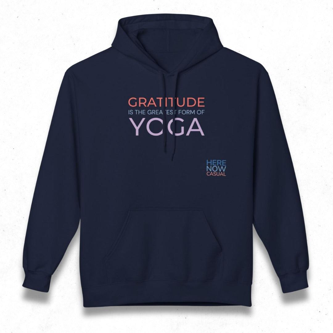 Gratitude is the Greatest Form of Yoga | Fleece Hoodie