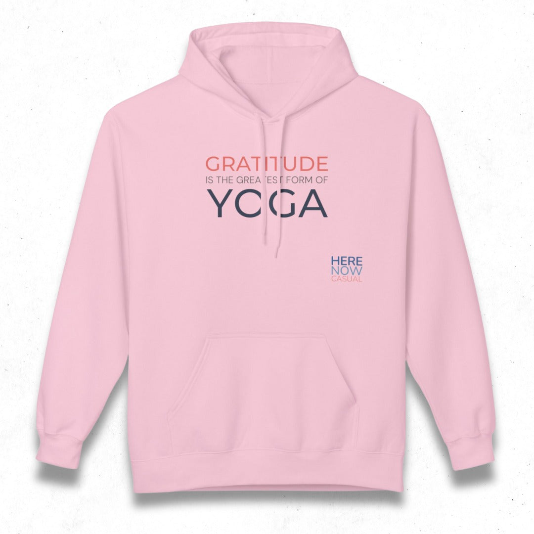 Gratitude is the Greatest Form of Yoga | Fleece Hoodie