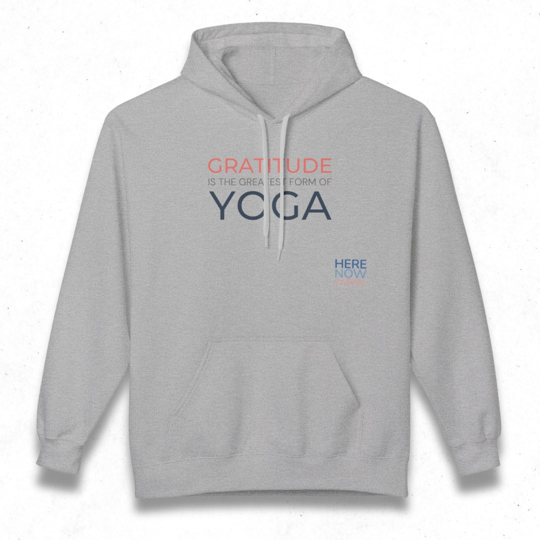 Gratitude is the Greatest Form of Yoga | Fleece Hoodie