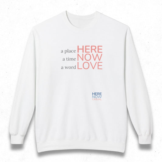 a place, a time, a word | Fleece Sweatshirt