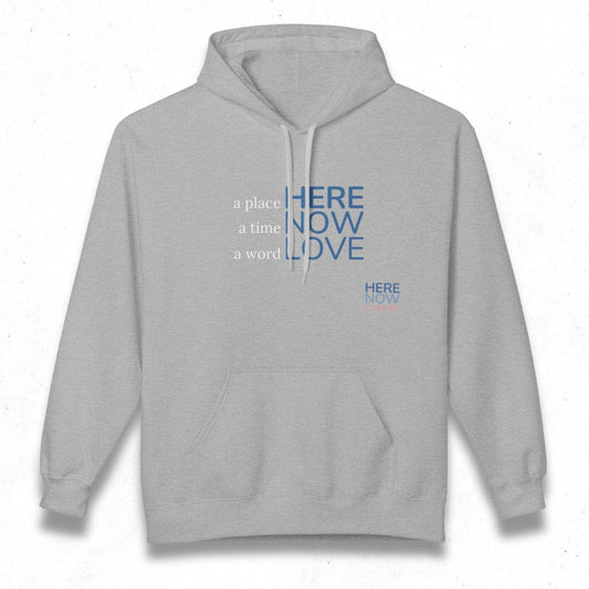 a place, a time, a word | Fleece Hoodie