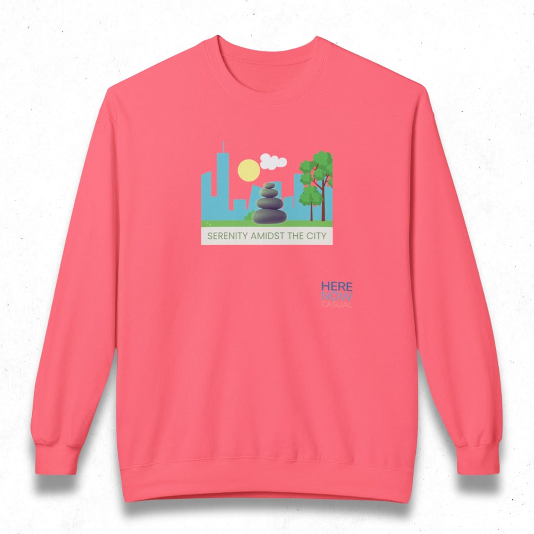 Serenity Amidst the City | Fleece Sweatshirt