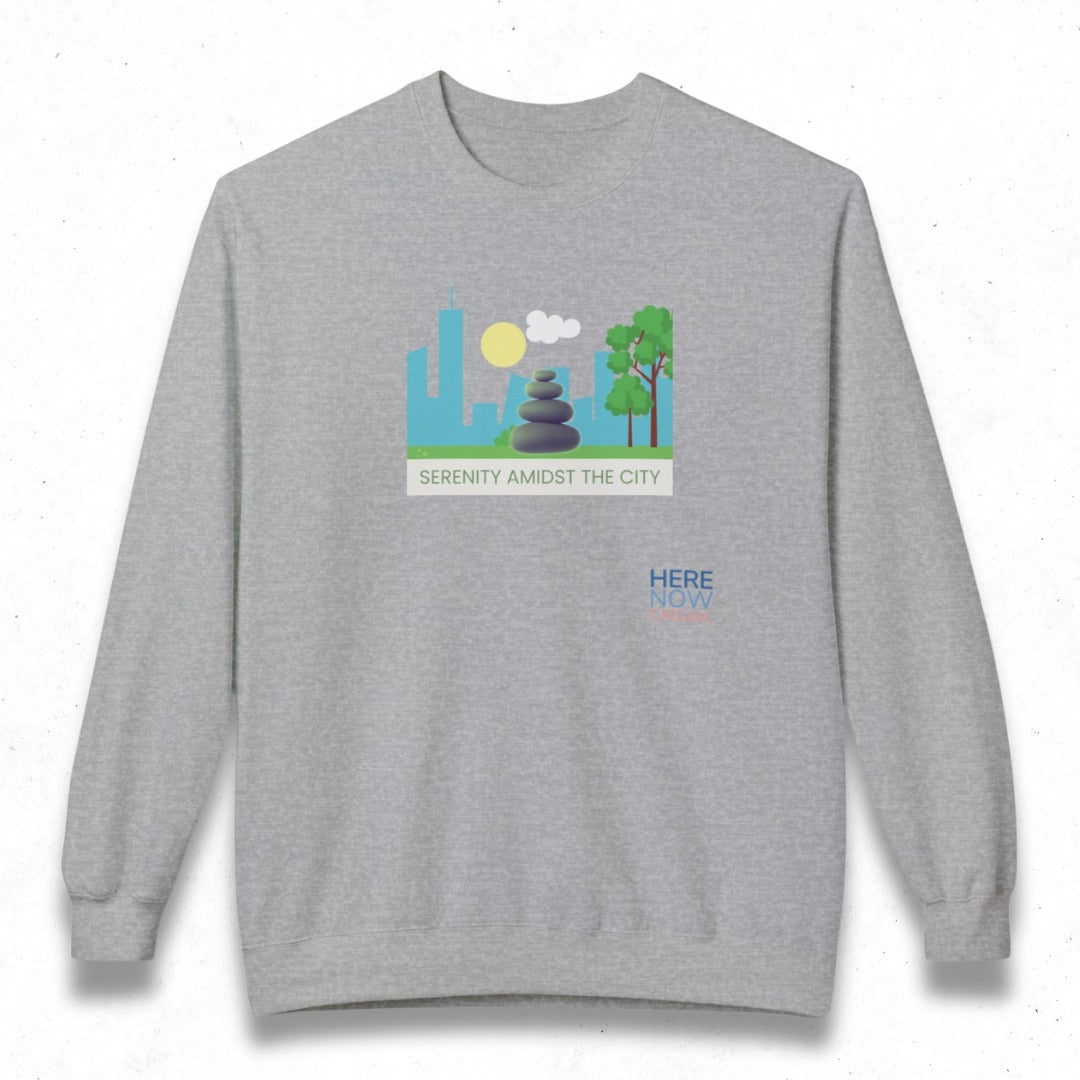 Serenity Amidst the City | Fleece Sweatshirt