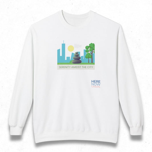 Serenity Amidst the City | Fleece Sweatshirt