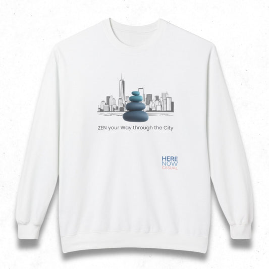 Zen your Way through the City | Fleece Sweatshirt