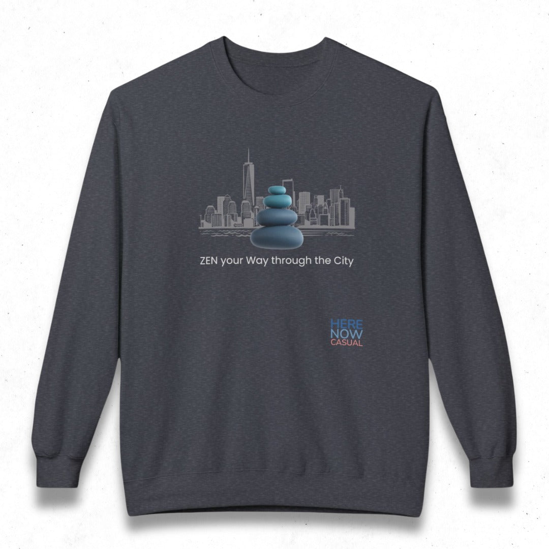 Zen your Way through the City | Fleece Sweatshirt