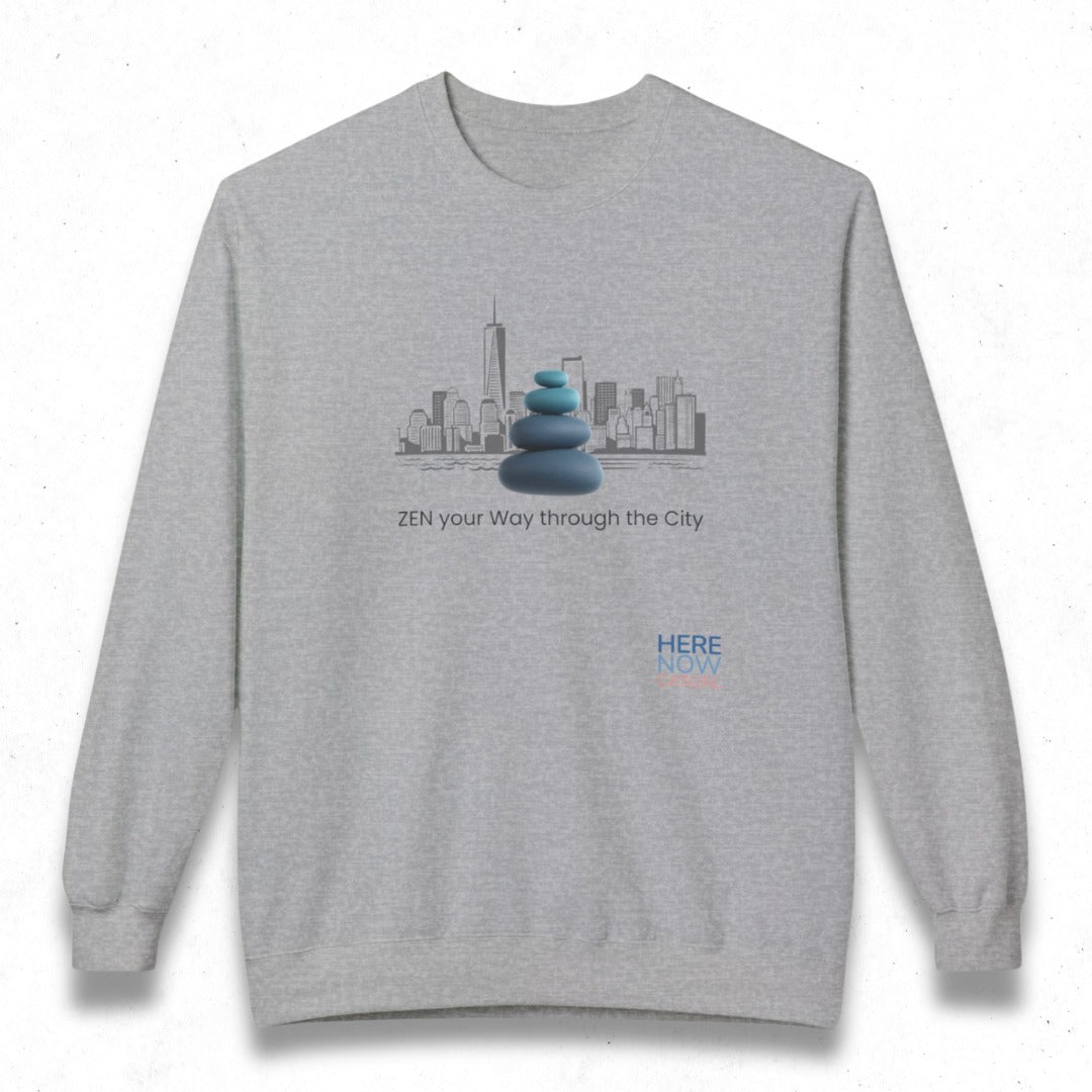 Zen your Way through the City | Fleece Sweatshirt