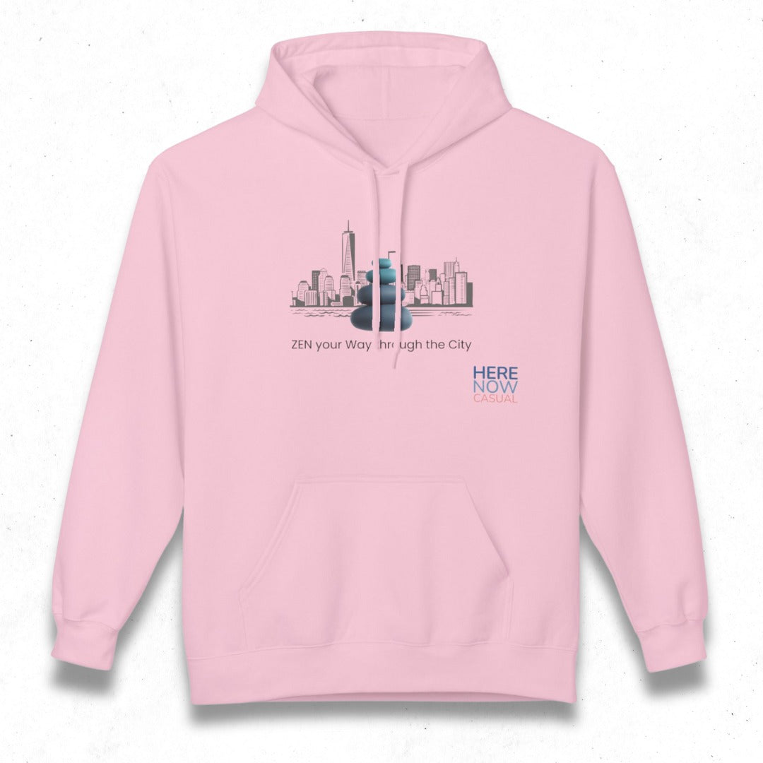 Zen your Way through the City | Fleece Hoodie