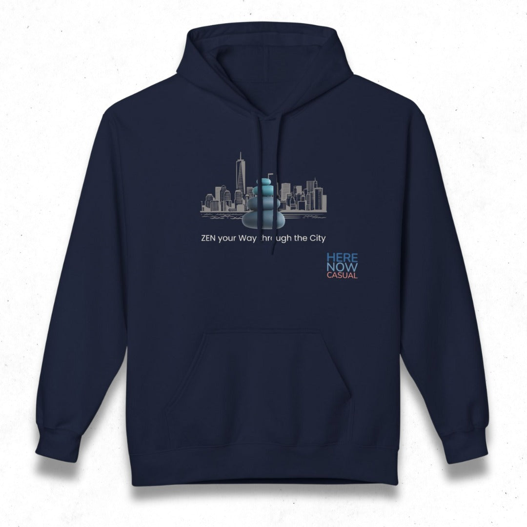 Zen your Way through the City | Fleece Hoodie