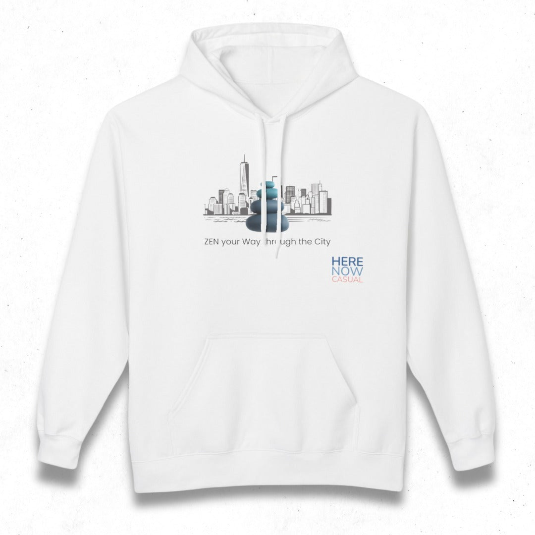 Zen your Way through the City | Fleece Hoodie